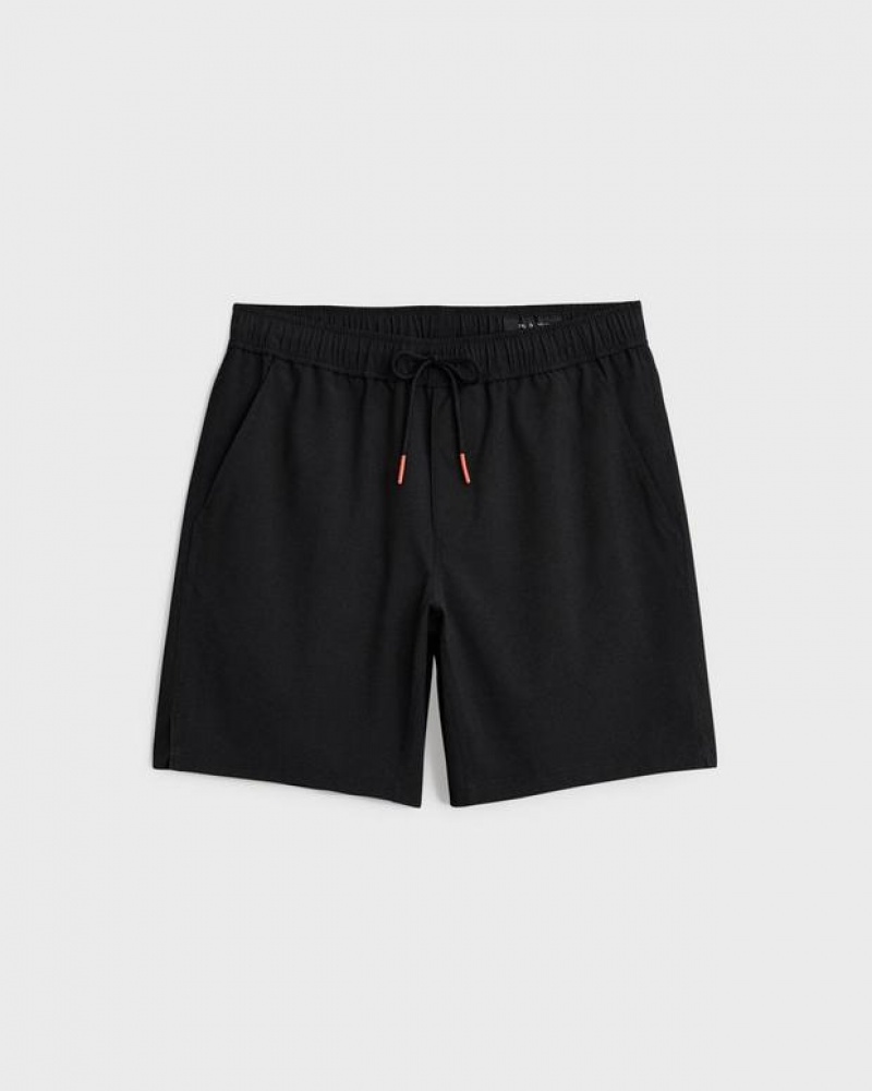 Rag & Bone Pursuit Active Short Relaxed Fit Black | 49603SXIC