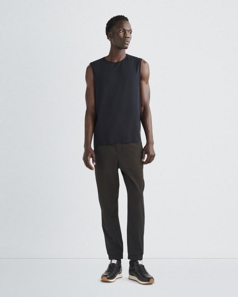 Rag & Bone Pursuit Haydon Tank Tech Jersey T-Shirt Black | 96071TBPF