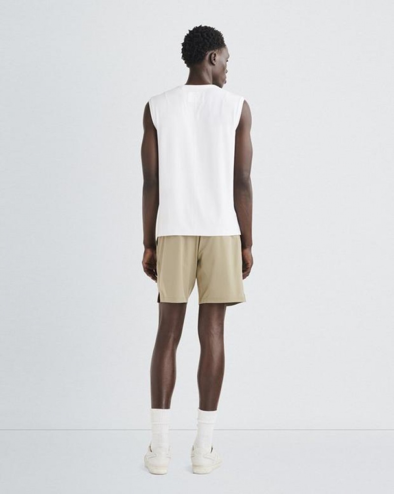 Rag & Bone Pursuit Haydon Tank Tech Jersey T-Shirt White | 36904IDQR