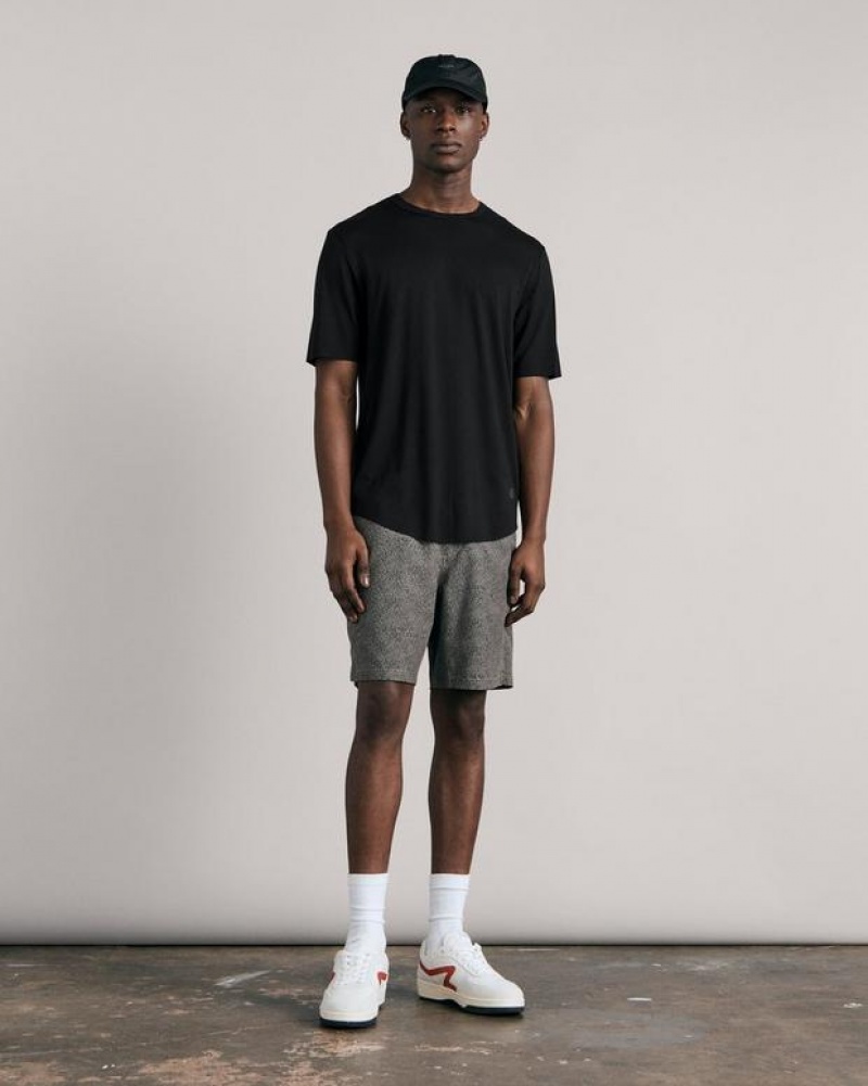 Rag & Bone Pursuit Haydon Tee Tech Jersey T-Shirt Black | 03685XNCV