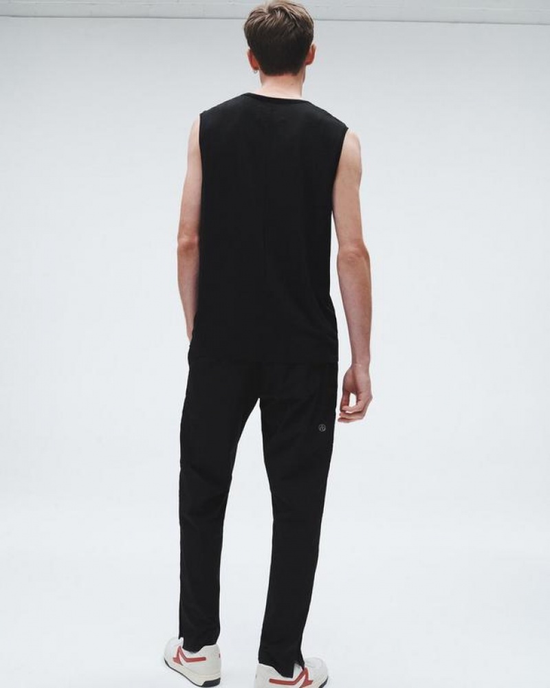 Rag & Bone Pursuit Zander Technical Track Pant Relaxed Fit Black | 01234EPMZ