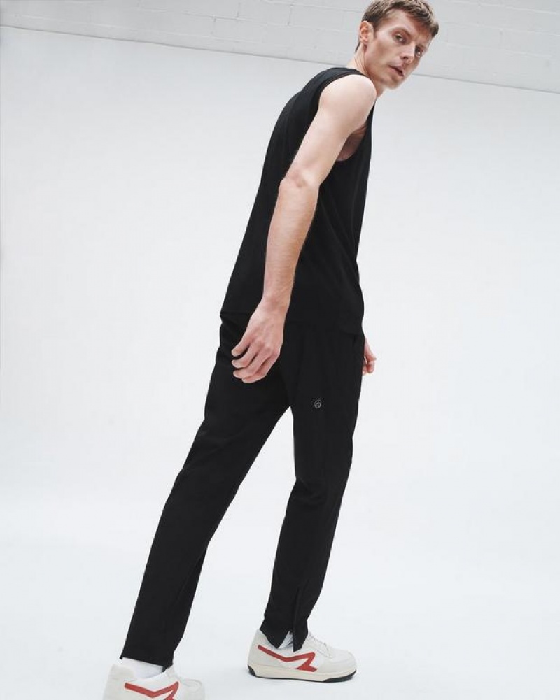 Rag & Bone Pursuit Zander Technical Track Pant Relaxed Fit Black | 01234EPMZ