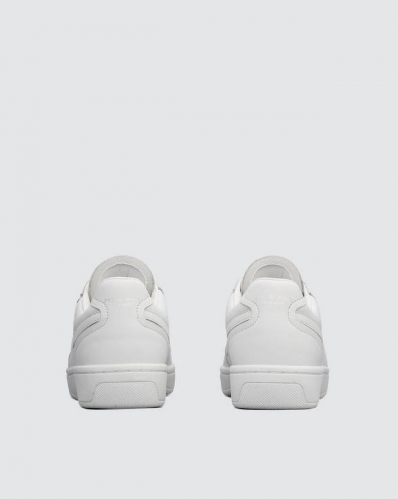 Rag & Bone Retro Court Sneaker - Leather Low Top Sneaker White | 10649YFOV