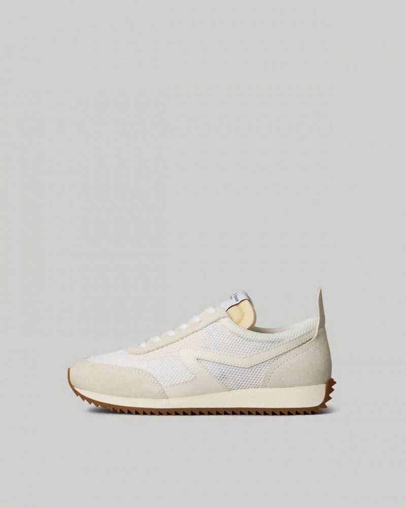 Rag & Bone Retro Runner - Mesh Low Top Sneaker Off Wht | 92873HIVK