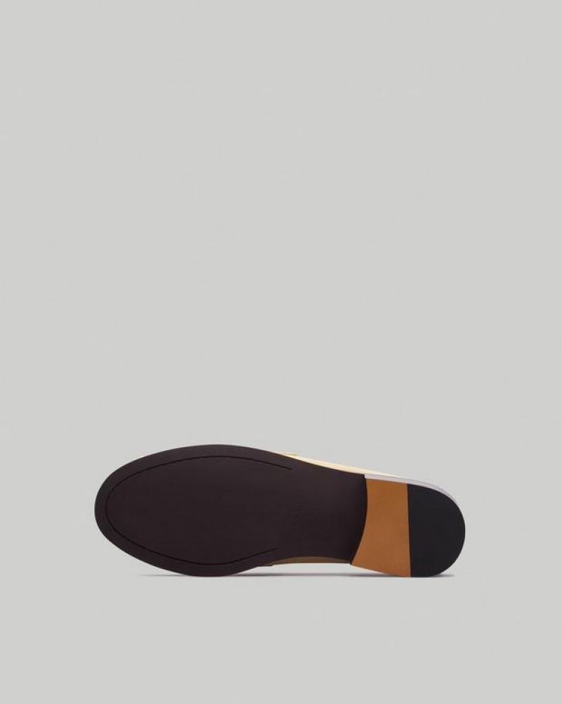 Rag & Bone Sid Loafer - Suede Penny Loafer Dune Suede | 07412ZLQD