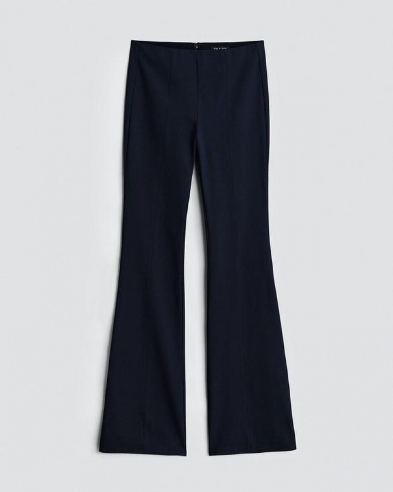 Rag & Bone Simone Cotton Flare Slim Fit Pant Salute | 08794SYGI