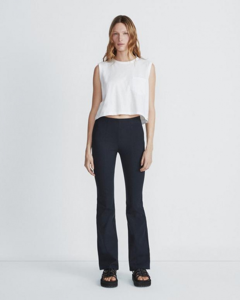 Rag & Bone Simone Cotton Flare Slim Fit Pant Salute | 08794SYGI