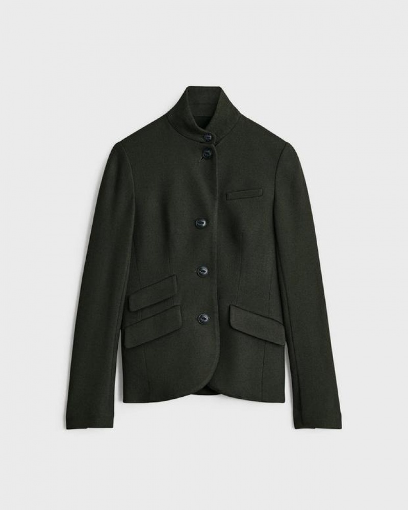 Rag & Bone Slade Wool Blazer Tailored Fit Blazer - Takisada Army Green | 97652RNWS