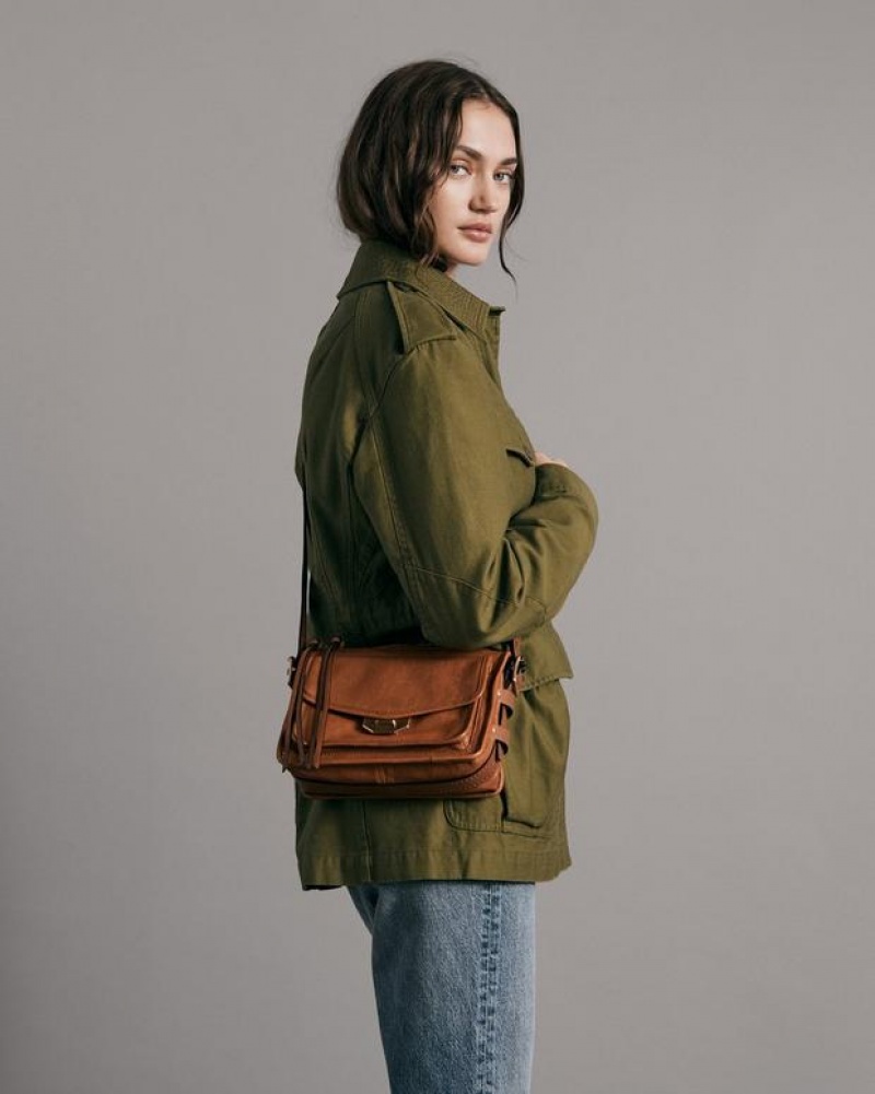 Rag & Bone Small Field Messenger Messenger Bag Brown | 32609ULAG