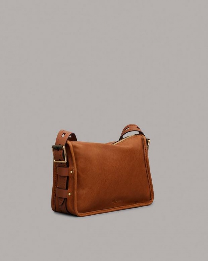 Rag & Bone Small Field Messenger Messenger Bag Brown | 32609ULAG