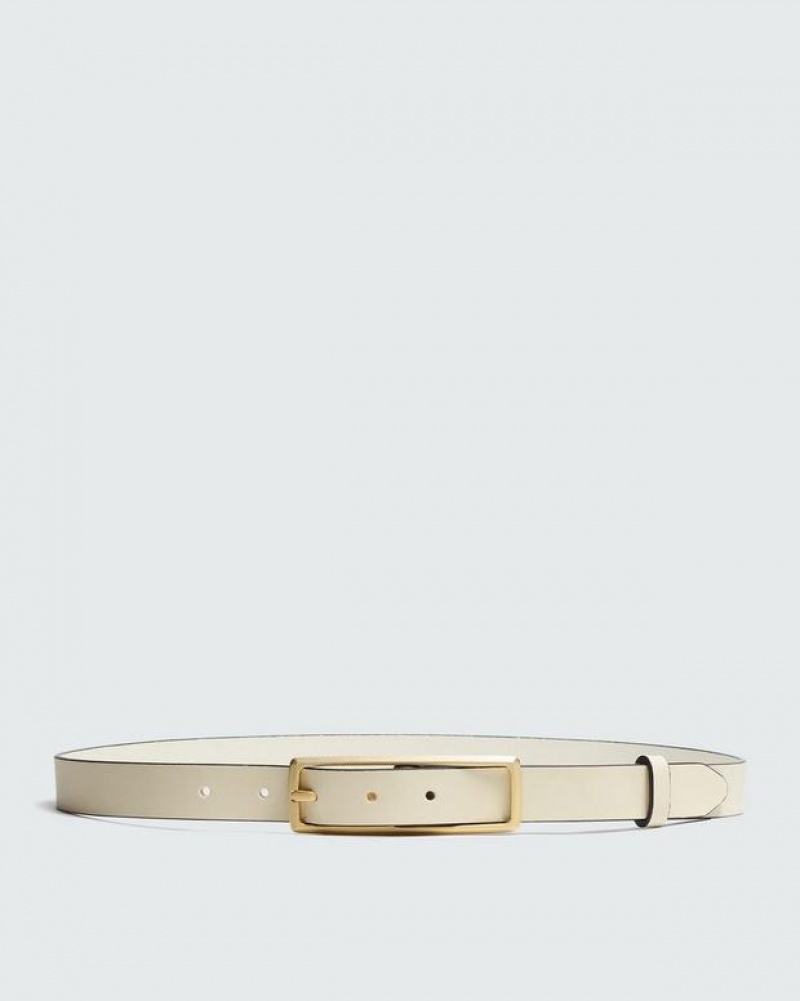 Rag & Bone Small Rebound Belt Leather 1" Belt Greige | 17348FRYB