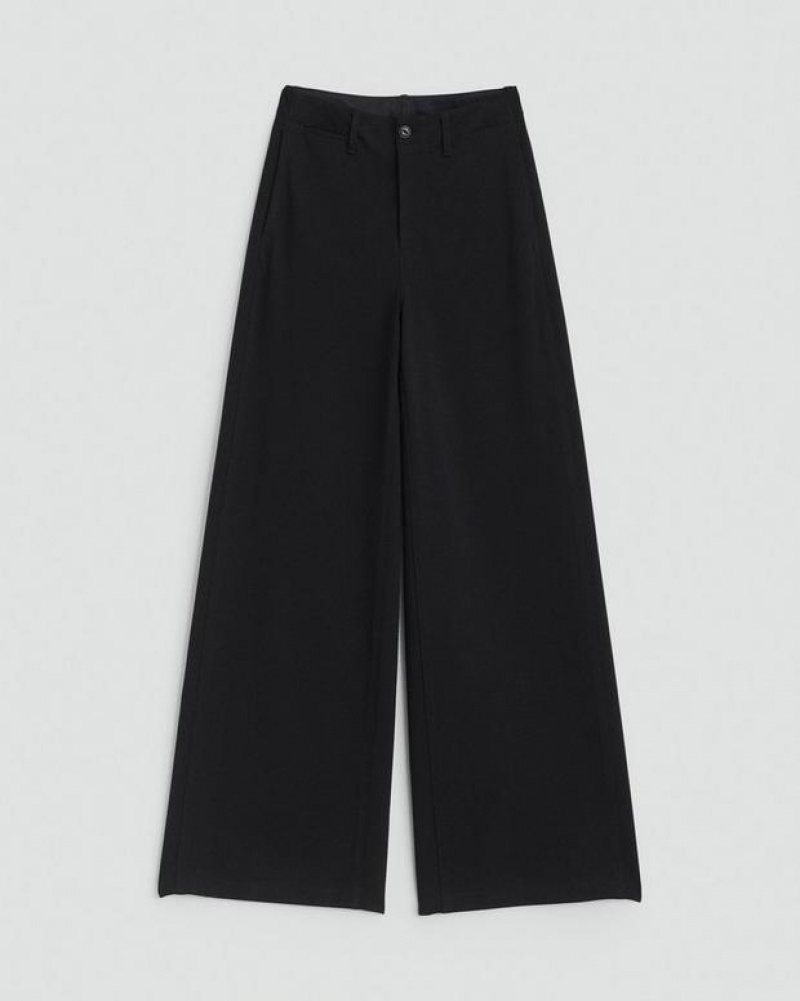 Rag & Bone Sofie Ponte Pant Classic Fit Black | 36740QREF