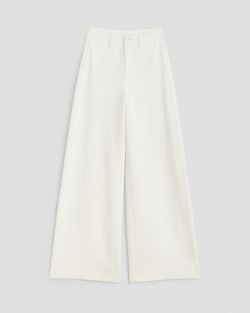 Rag & Bone Sofie Ponte Pant Classic Fit Ivory | 51294MSER