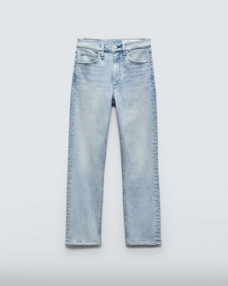 Rag & Bone Wren Ankle Slim High-Rise High Stretch Jean Emma | 03546NTJQ