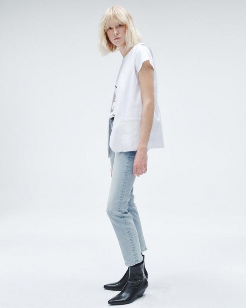 Rag & Bone Wren Ankle Slim High-Rise High Stretch Jean Emma | 03546NTJQ