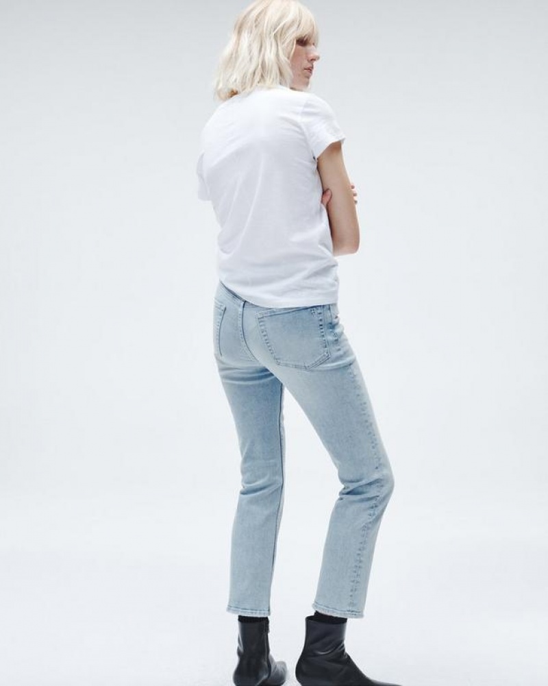 Rag & Bone Wren Ankle Slim High-Rise High Stretch Jean Emma | 03546NTJQ