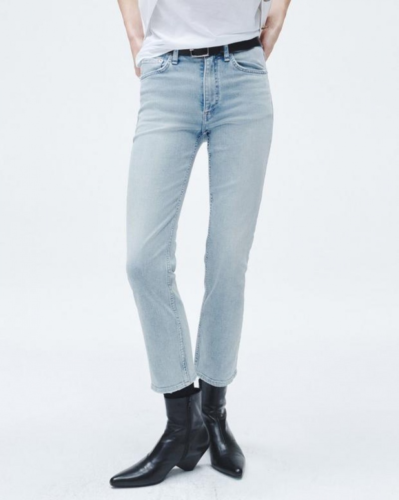 Rag & Bone Wren Ankle Slim High-Rise High Stretch Jean Emma | 03546NTJQ